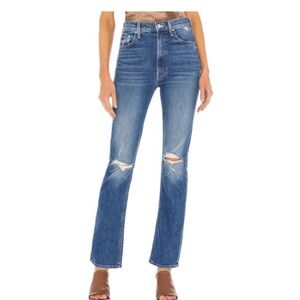MOTHER High Waist Rider Skimp “Playing with Scissors” Jeans